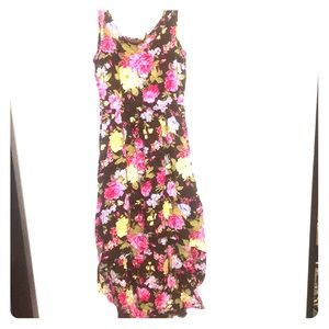 Floral High Low Dress